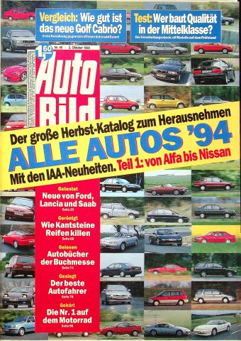 Deckblatt Auto Bild (40/1993)
